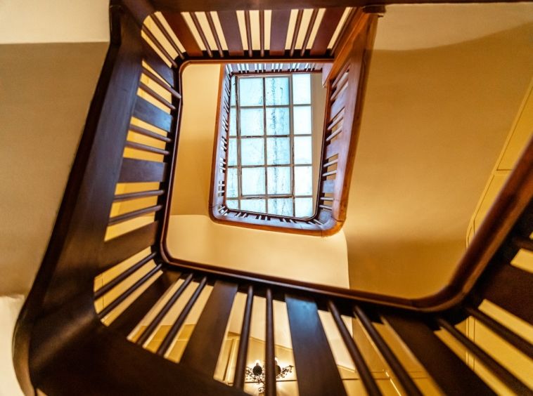 Escalier Maison Art-déco - Avenue Molière Uccle