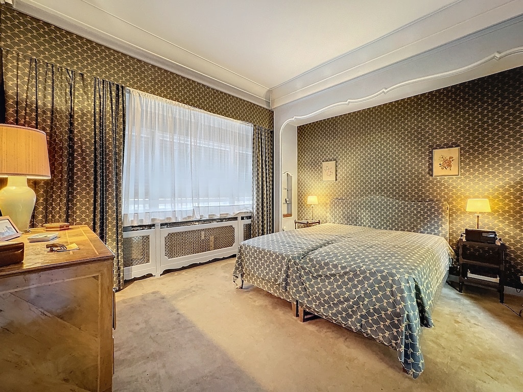 Slaapkamer - Louise Châtelain - Mooie flat met terrassen + garage - Elsene