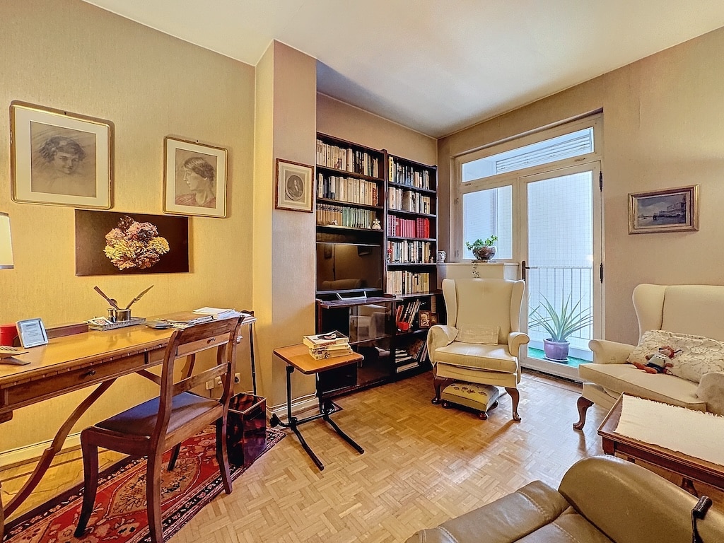 Woonkamer - Louise Châtelain - Mooie flat met terrassen + garage - Elsene