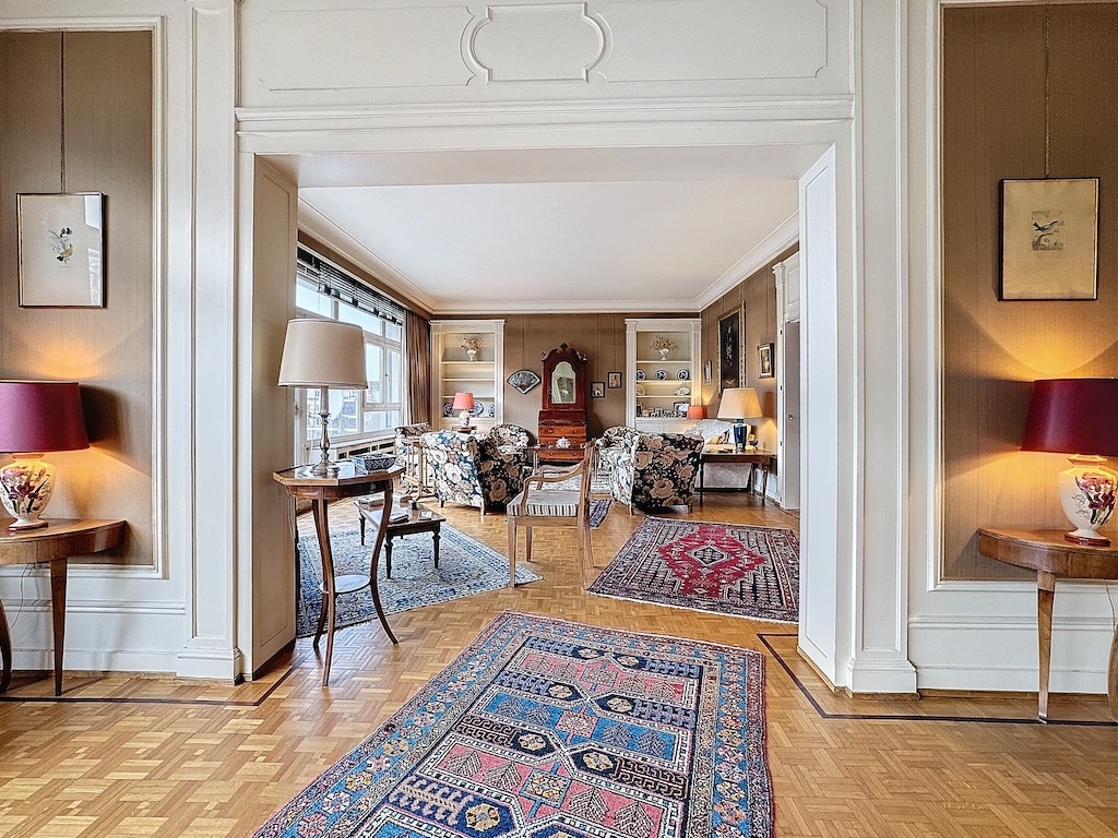 Woonkamer - Louise Châtelain - Mooie flat met terrassen + garage - Elsene