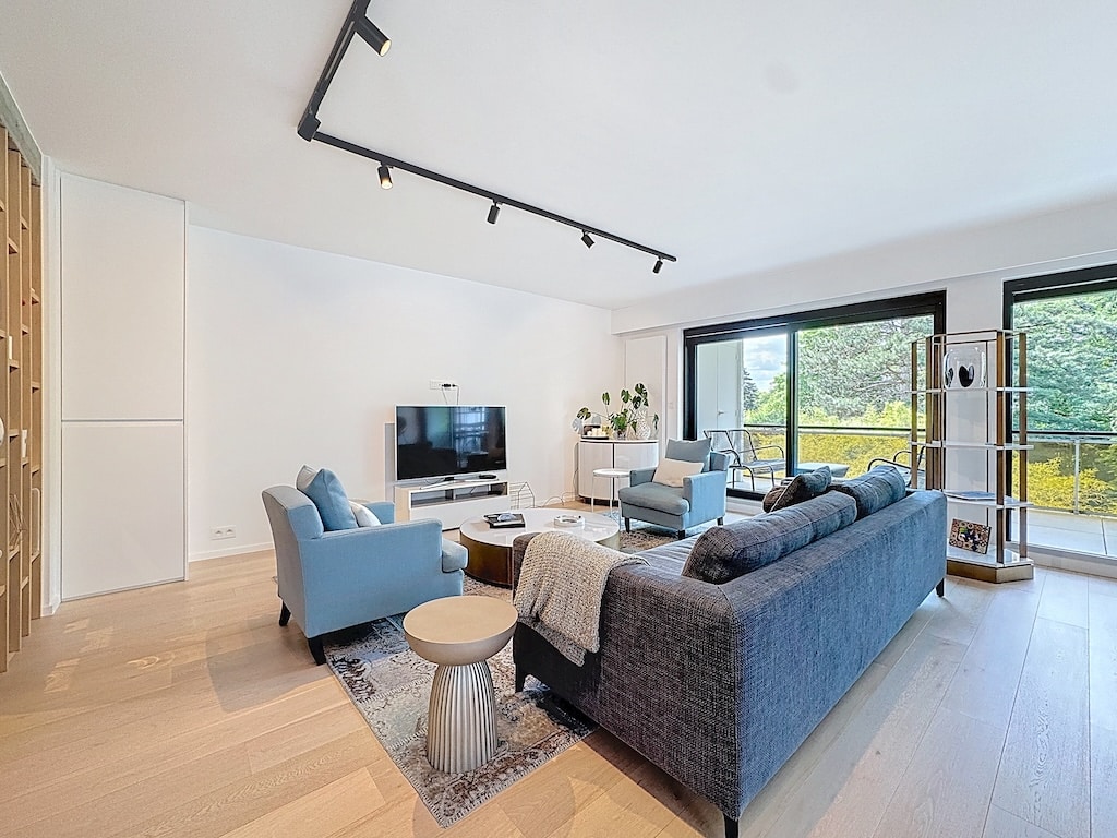 Living room - Duplex Apartment 3bed terraces and garages - Hamoir - Uccle