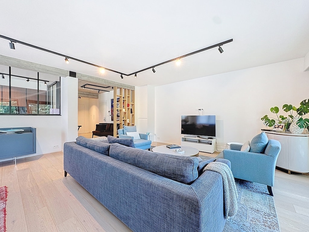 Living room - Duplex Apartment 3bed terraces and garages - Hamoir - Uccle