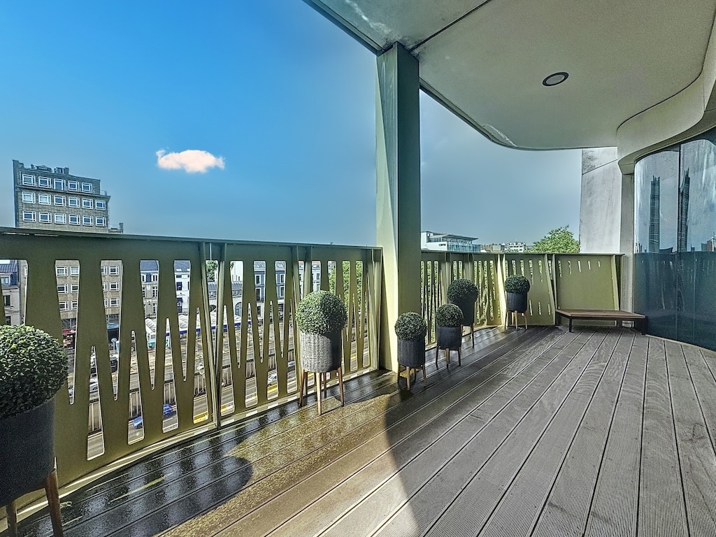 Balcon - Exceptionnel appartement avec 3 terrasses – Toison d’or – Ixelles