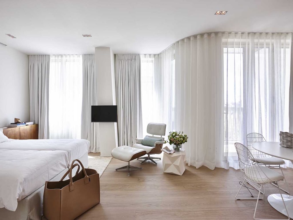 Slaapkamer - Toison d'or : Uitzonderlijke studio met terras - Elsene