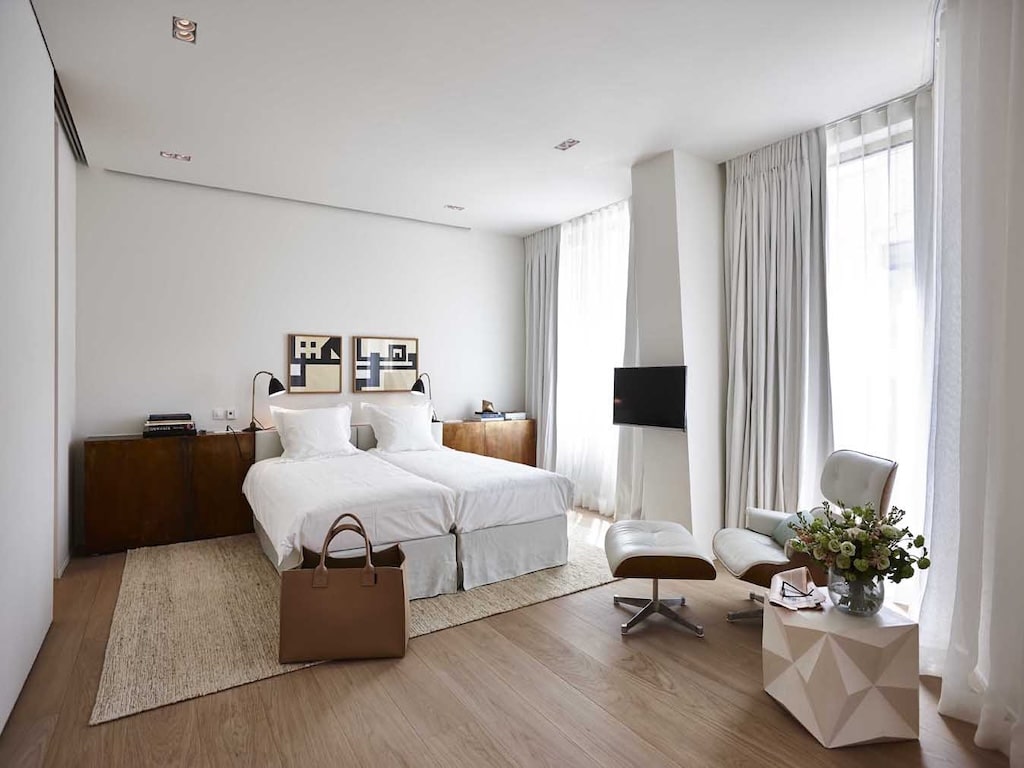 Slaapkamer - Toison d'or : Uitzonderlijke studio met terras - Elsene