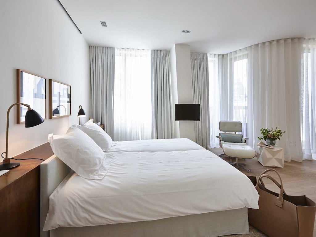 Slaapkamer - Toison d'or : Uitzonderlijke studio met terras - Elsene