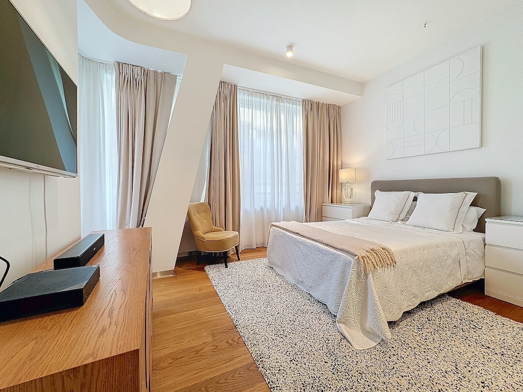 Chambre - Exceptionnel appartement avec 3 terrasses – Toison d’or – Ixelles