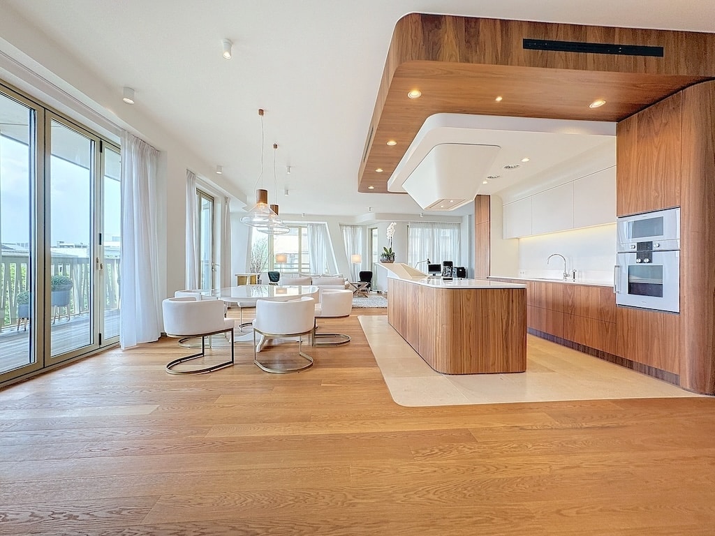 Cuisine - Exceptionnel appartement avec 3 terrasses – Toison d’or – Ixelles
