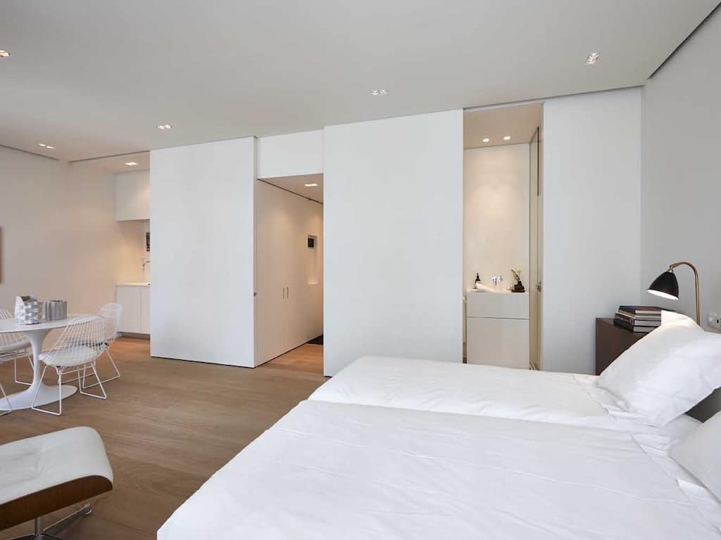 Slaapkamer - Toison d'or : Uitzonderlijke studio met terras - Elsene