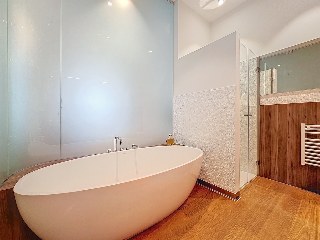 Salle de bain - Exceptionnel appartement avec 3 terrasses – Toison d’or – Ixelles
