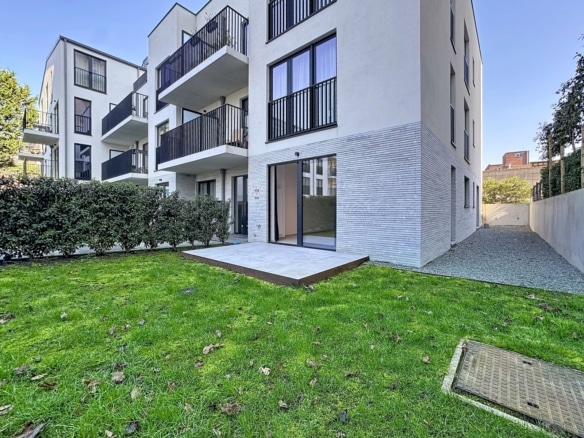 Appartement moderne avec terrasse privative et jardin dans résidence contemporaine   appartement 2 chambres  woluwe saint lambert